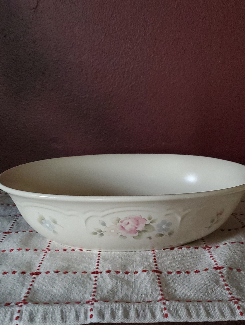 Pfaltzgraff Tea Rose Oval Dish
